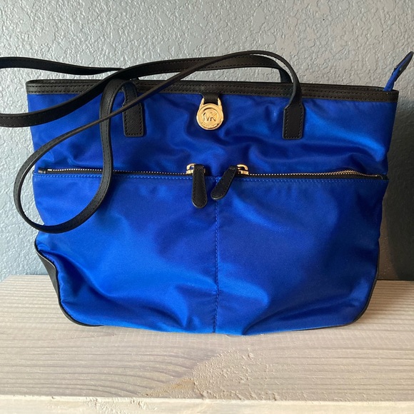 Michael Kors Handbags - Michael Kors - Electric Blue Nylon Tote Bag